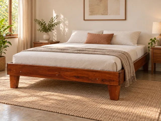 Cama modelo oscuro