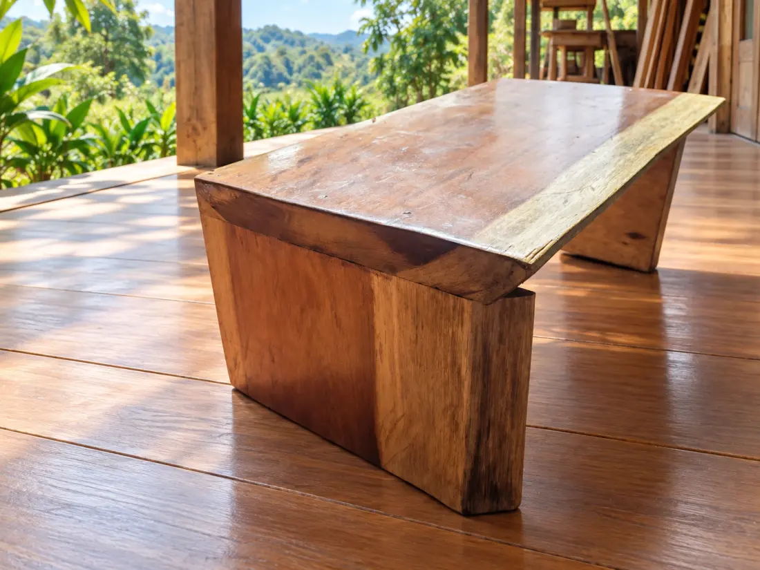 Descansapiés de madera — imagen 2
