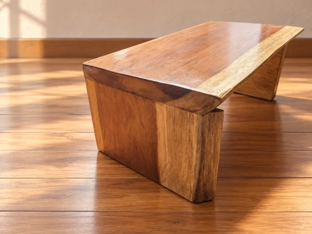 Descansapiés de madera