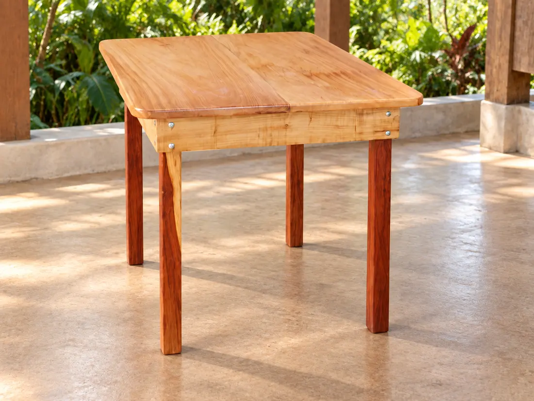 Mesa auxiliar de madera — imagen 3