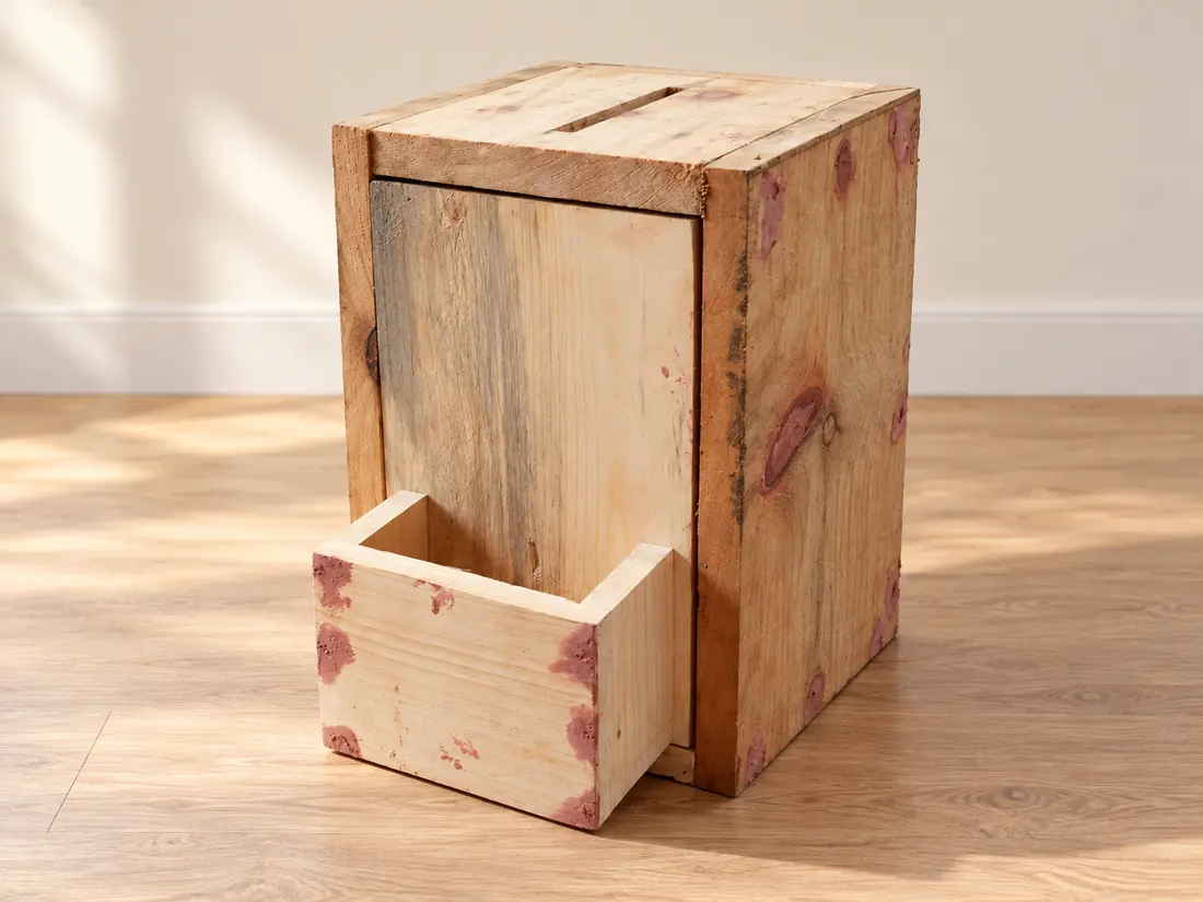 Mueble de madera tipo caja — imagen 2