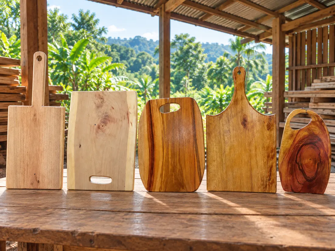 Tablas de madera con agarradera — imagen 1